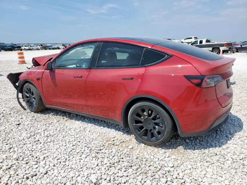 7SAYGAEE2PF890718 - 2023 TESLA MODEL Y RED photo 2