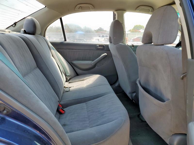 2HGES16523H521571 - 2003 HONDA CIVIC LX BLUE photo 10