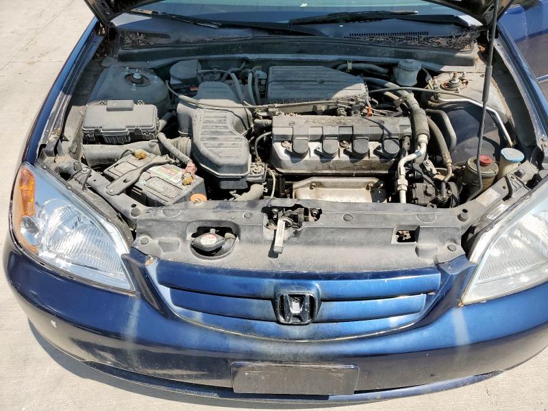2HGES16523H521571 - 2003 HONDA CIVIC LX BLUE photo 11