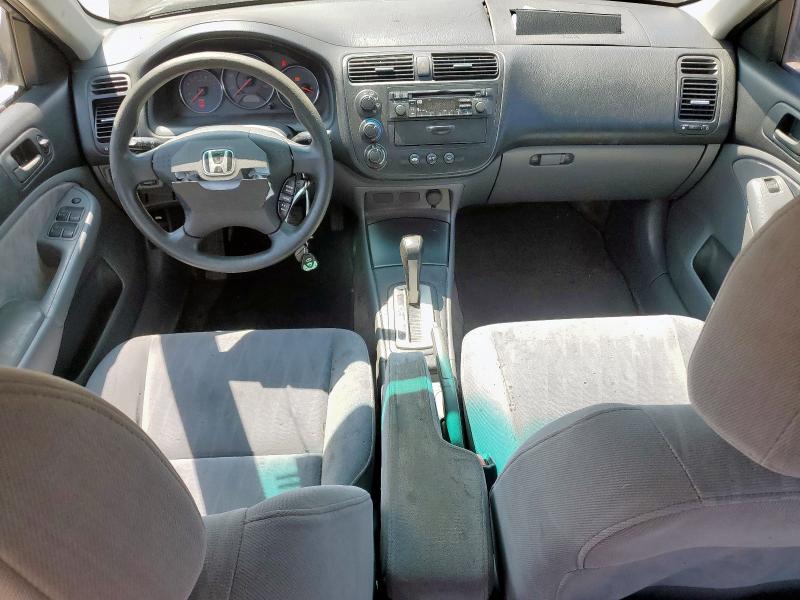 2HGES16523H521571 - 2003 HONDA CIVIC LX BLUE photo 8