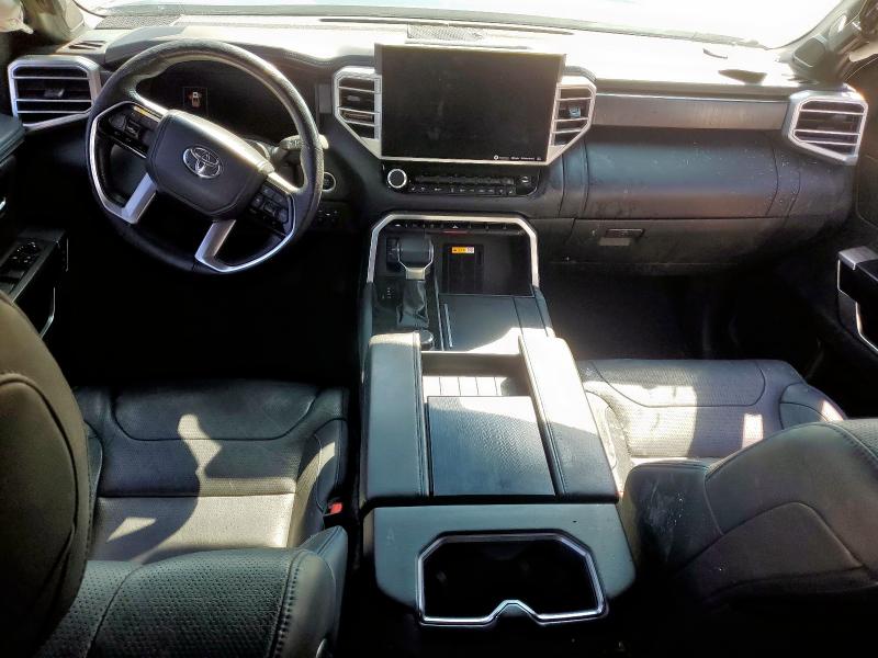 5TFNA5AB5NX004060 - 2022 TOYOTA TUNDRA CREWMAX PLATINUM Negro foto 8