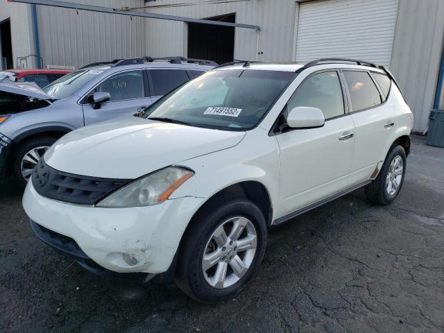 JN8AZ08T65W314141 - 2005 NISSAN MURANO SL WHITE photo 1