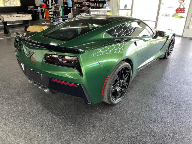 1G1YA2D71K5114302 - 2019 CHEVROLET CORVETTE STINGRAY 1LT GREEN photo 4