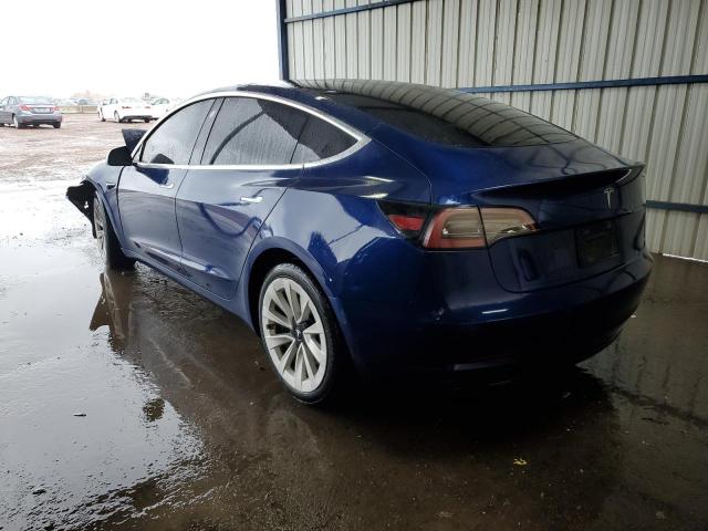 5YJ3E1EA6LF612005 - 2020 TESLA MODEL 3 蓝色 照片 2