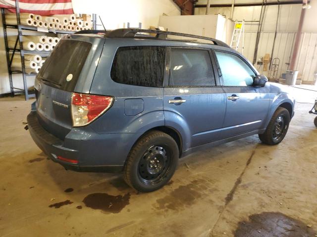JF2SH6CC2AG900838 - 2010 SUBARU FORESTER 2.5X PREMIUM BLUE photo 3