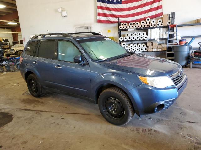 JF2SH6CC2AG900838 - 2010 SUBARU FORESTER 2.5X PREMIUM BLUE photo 4