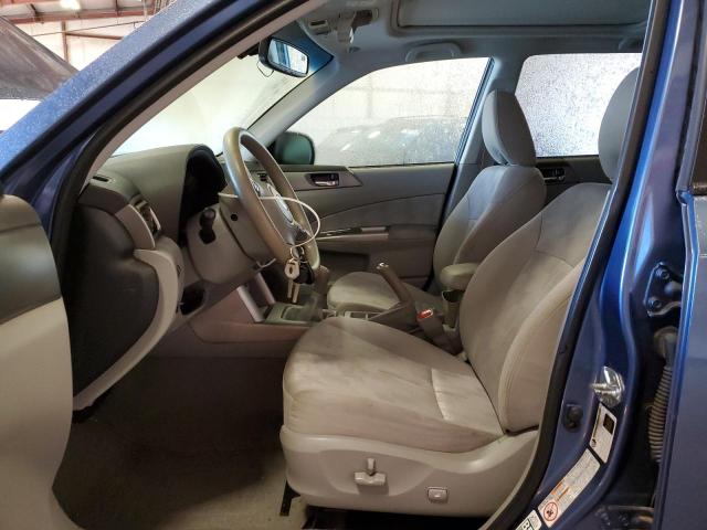 JF2SH6CC2AG900838 - 2010 SUBARU FORESTER 2.5X PREMIUM BLUE photo 7