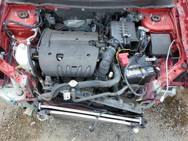 JA4AR3AU5KU030095 - 2019 MITSUBISHI OUTLANDER ES Красный фото 12