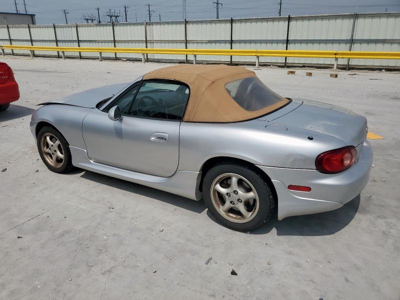 JM1NB353110214985 - 2001 MAZDA MX-5 MIATA BASE SILVER photo 2