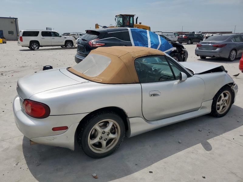 JM1NB353110214985 - 2001 MAZDA MX-5 MIATA BASE SILVER photo 3