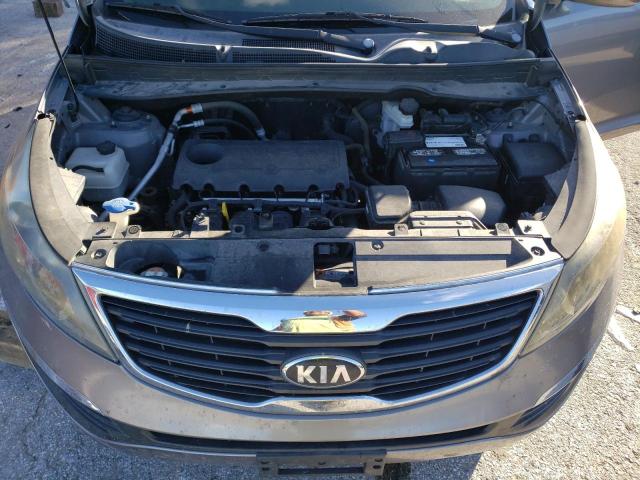 KNDPB3A28D7514587 - 2013 KIA SPORTAGE BASE GRAY photo 11