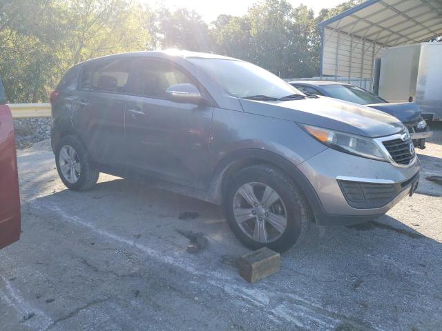 KNDPB3A28D7514587 - 2013 KIA SPORTAGE BASE GRAY photo 4