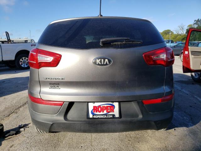 KNDPB3A28D7514587 - 2013 KIA SPORTAGE BASE GRAY photo 6