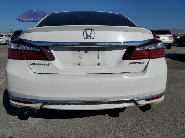 1HGCR2F55GA223870 - 2016 HONDA ACCORD SPORT Beyaz fotoğraf 6
