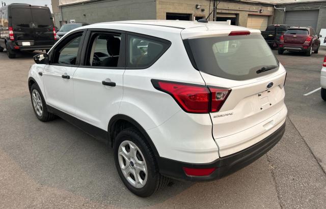 1FMCU0F73KUB31422 - 2019 FORD ESCAPE S WHITE photo 3