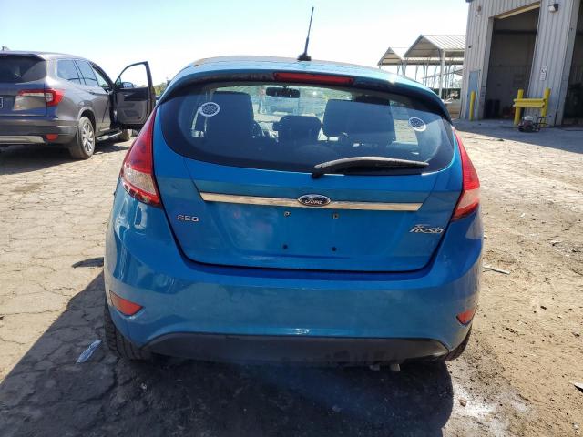 3FADP4FJ8CM101511 - 2012 FORD FIESTA SES BLUE photo 6