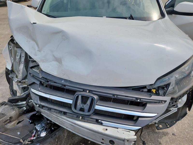 5J6RM3H75EL006634 - 2014 HONDA CR-V EXL WHITE photo 12