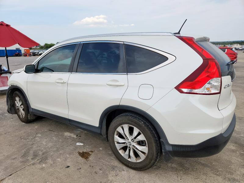 5J6RM3H75EL006634 - 2014 HONDA CR-V EXL WHITE photo 2