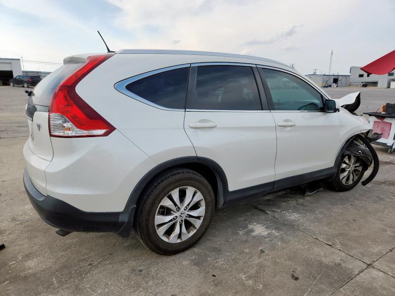5J6RM3H75EL006634 - 2014 HONDA CR-V EXL WHITE photo 3