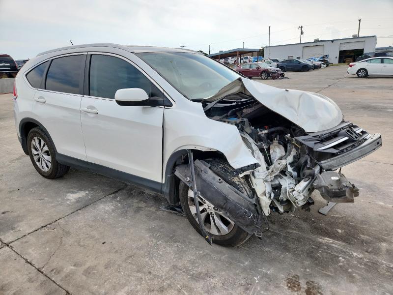 5J6RM3H75EL006634 - 2014 HONDA CR-V EXL WHITE photo 4