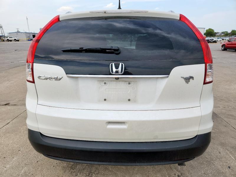 5J6RM3H75EL006634 - 2014 HONDA CR-V EXL WHITE photo 6