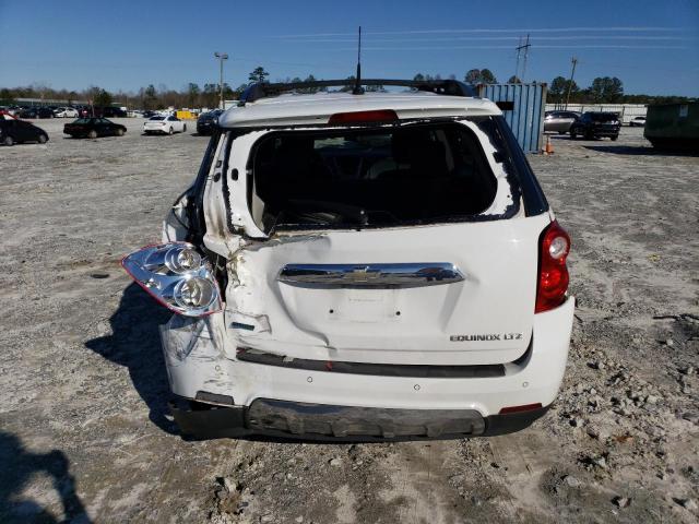 2GNALFEK4C6145232 - 2012 CHEVROLET EQUINOX LTZ WHITE photo 6