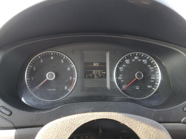 3VWDP7AJ8DM298195 - 2013 VOLKSWAGEN JETTA SE BLACK photo 9