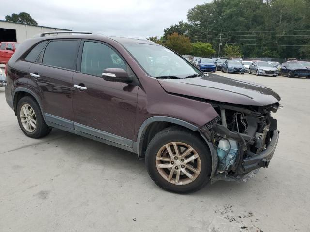 5XYKT4A74FG581704 - 2015 KIA SORENTO LX BURGUNDY photo 4