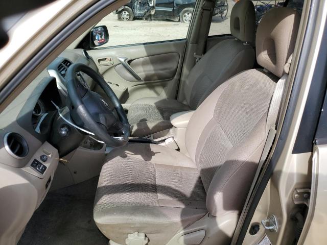 JTEGD20V040045239 - 2004 TOYOTA RAV4 TAN photo 7