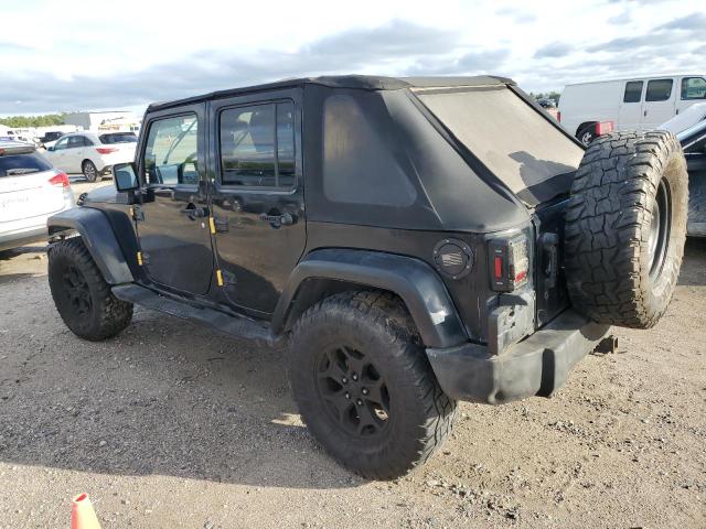 1J8GB59107L124207 - 2007 JEEP WRANGLER SAHARA BLACK photo 2