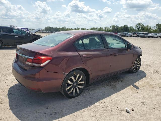 19XFB2F98FE218628 - 2015 HONDA CIVIC EXL ბურგუნდია ფოტო 3