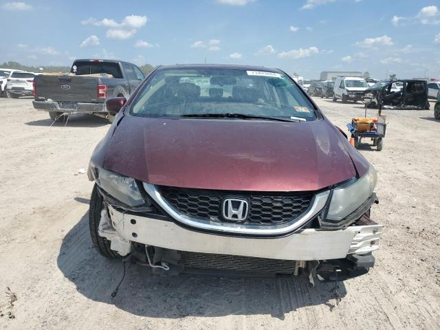 19XFB2F98FE218628 - 2015 HONDA CIVIC EXL ბურგუნდია ფოტო 5