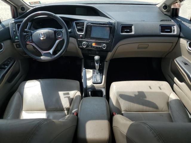 19XFB2F98FE218628 - 2015 HONDA CIVIC EXL ბურგუნდია ფოტო 8