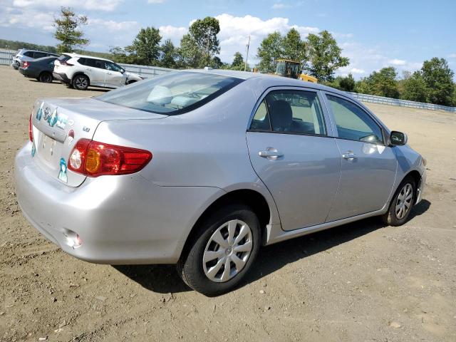 2T1BU4EEXAC535157 - 2010 TOYOTA COROLLA BASE SILVER photo 3