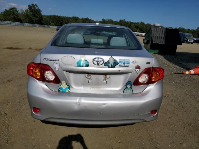 2T1BU4EEXAC535157 - 2010 TOYOTA COROLLA BASE SILVER photo 6