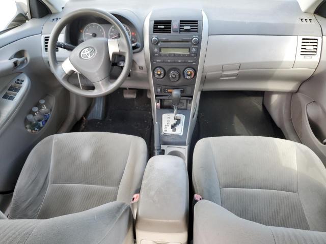 2T1BU4EEXAC535157 - 2010 TOYOTA COROLLA BASE SILVER photo 8