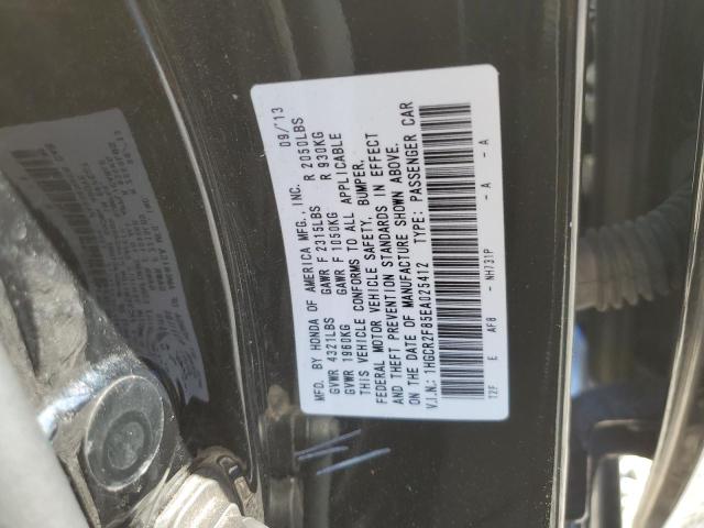 1HGCR2F85EA025412 - 2014 HONDA ACCORD EXL BLACK photo 13