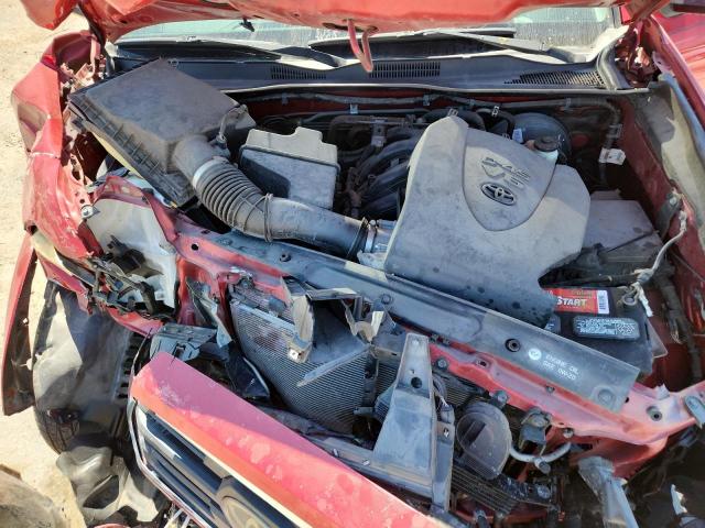 5TFAZ5CN9JX058731 - 2018 TOYOTA TACOMA DOUBLE CAB RED photo 11