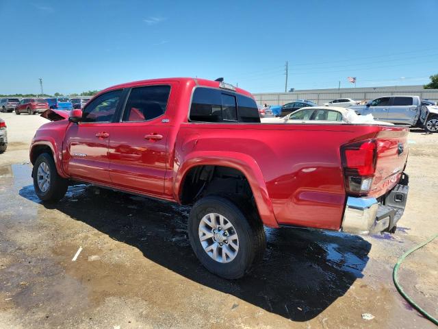 5TFAZ5CN9JX058731 - 2018 TOYOTA TACOMA DOUBLE CAB RED photo 2