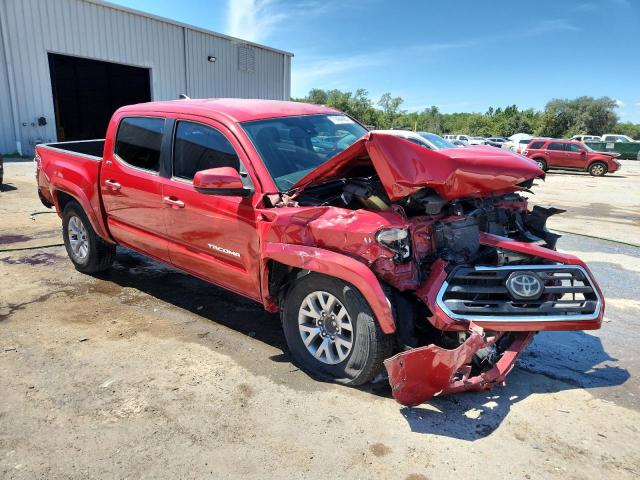 5TFAZ5CN9JX058731 - 2018 TOYOTA TACOMA DOUBLE CAB RED photo 4