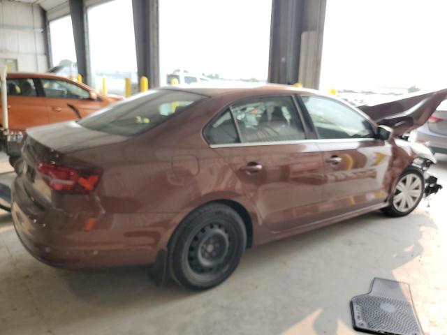 3VW2B7AJ5HM340740 - 2017 VOLKSWAGEN JETTA S BROWN photo 3
