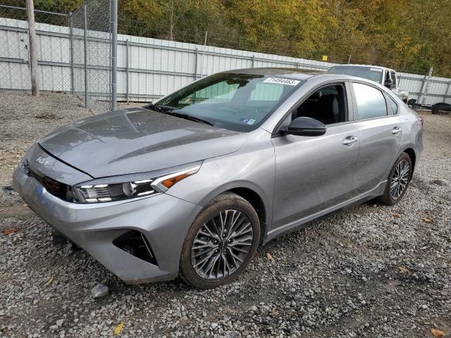 3KPF54ADXPE644398 - 2023 KIA FORTE GT LINE GRAY photo 1