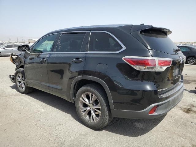 5TDKKRFH4FS103108 - 2015 TOYOTA HIGHLANDER XLE BLACK photo 2