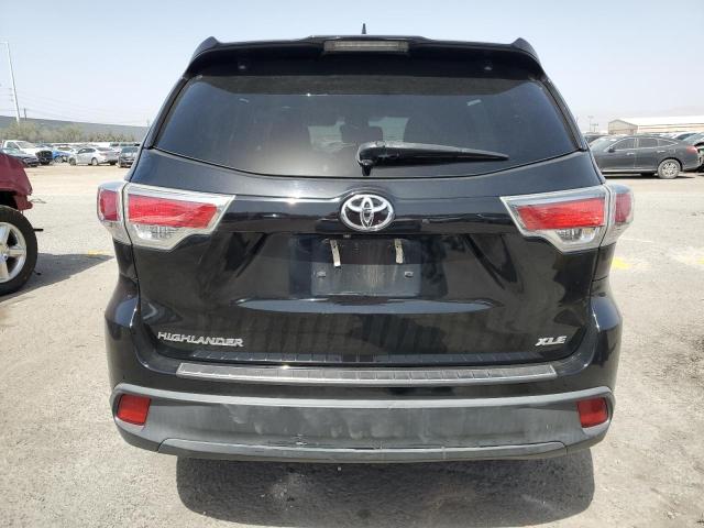 5TDKKRFH4FS103108 - 2015 TOYOTA HIGHLANDER XLE BLACK photo 6