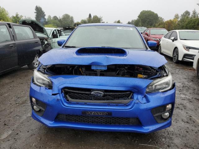 JF1VA1J60H9831457 - 2017 SUBARU WRX LIMITED BLUE photo 5