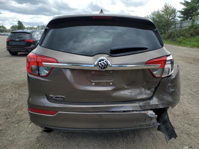 LRBFXBSAXHD042671 - 2017 BUICK ENVISION ESSENCE Շագանակագույն լուսանկար 6