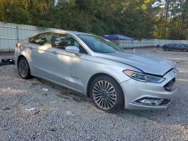 3FA6P0RU9JR138283 - 2018 FORD FUSION TITANIUM/PLATINUM HEV SILVER photo 4