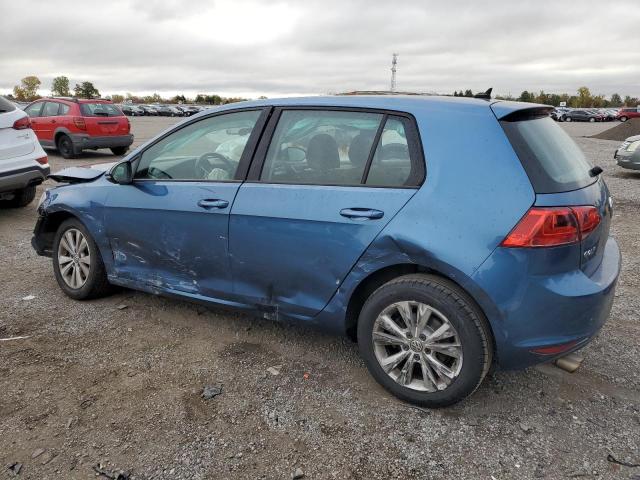 3VW217AU2FM083773 - 2015 VOLKSWAGEN GOLF BLUE photo 2