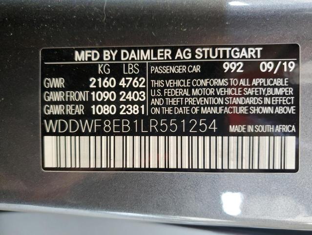 WDDWF8EB1LR551254 - 2020 MERCEDES-BENZ C 300 4MATIC GRAY photo 13