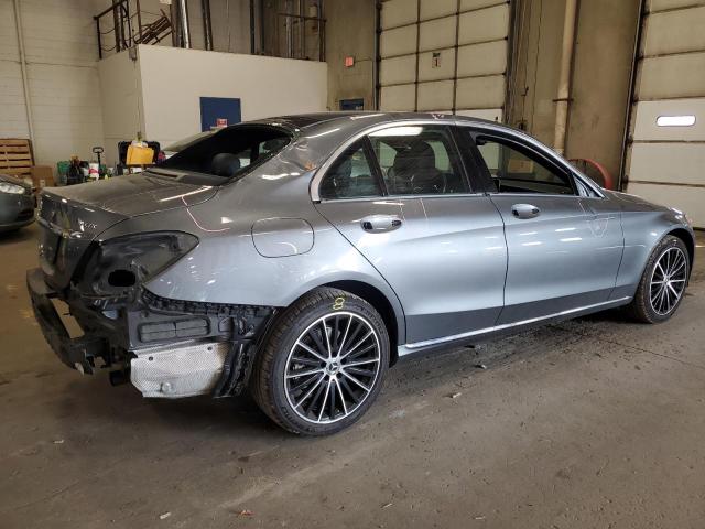 WDDWF8EB1LR551254 - 2020 MERCEDES-BENZ C 300 4MATIC GRAY photo 3